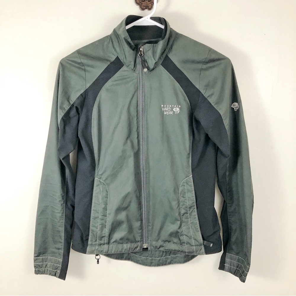 Mountain Hardwear Women’s Lightweight Full Zip Jacket Gray and Black Size XS